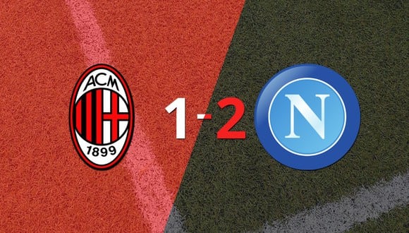 Napoli venció con lo justo a Milan como visitante 