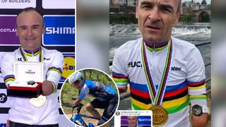 Viral: deportista paralímpico recibe un reloj de pulsera al ganar Mundial de Ciclismo