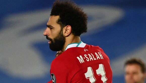 Mohamed Salah no logró clasificar con Egipto al Mundial 2022. Foto: AFP.