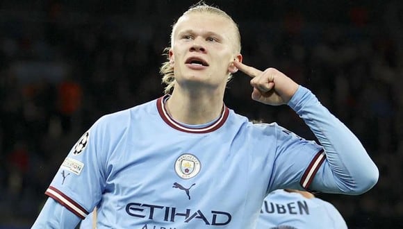 Erling Haaland tiene contrato con el Manchester City hasta junio de 2027. (Foto: Getty)