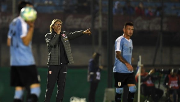 Gareca tiene enfrentó a Uruguay en cinco ocasiones con la Selección Peruana. (Foto: AFP)
