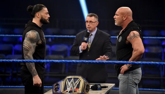 El posible sustituto de Roman Reigns para pelear contra Goldberg en WrestleMania 36. (WWE)