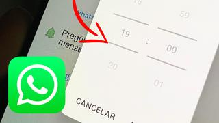 Truco para programar un mensaje de WhatsApp con éxito