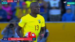 Perú: Enner Valencia descontó tras polémico penal de Christian Ramos [VIDEO]