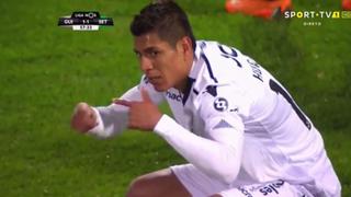 No todo fue felicidad: Hurtado anotó gol, pero se fue lesionado en partido en Liga de Portugal [VIDEO]