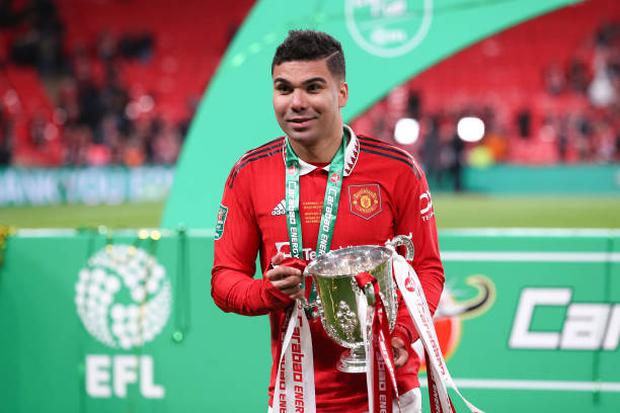 Casemiro won his first title with Manchester United.  (Photo: Getty Images)