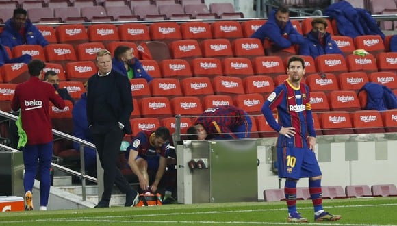 Ronald Koeman todavía no decide si Lionel Messi jugará la Supercopa de España. (Foto: AP)