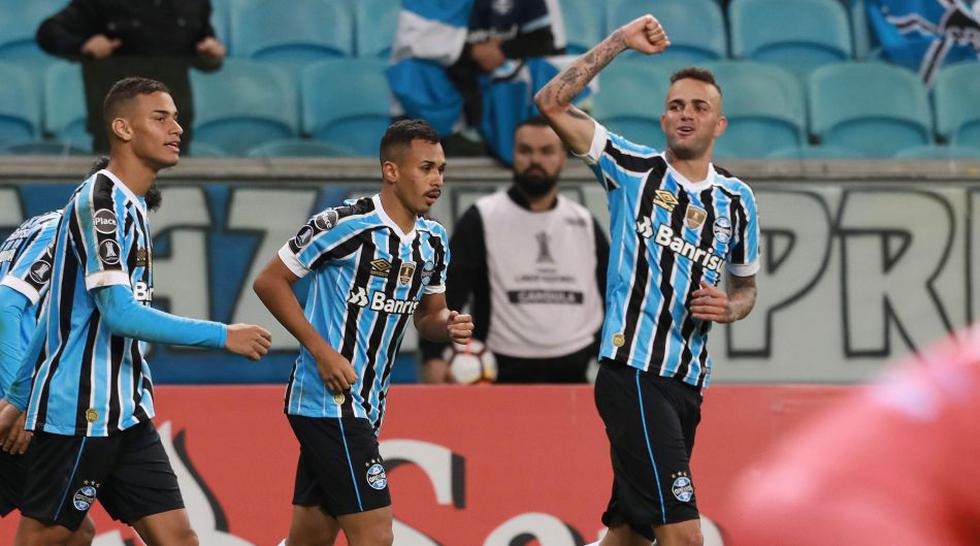 Gremio venció 1-0 a Defensor Sporting en la última fecha de la Copa Libertadores 2018.