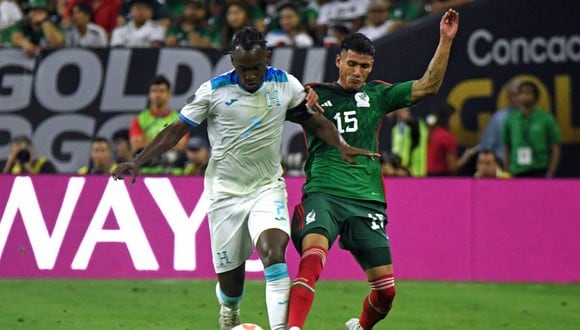 El partido entre México y Honduras se disputó en el estadio NRG por la jornada 1 de la Copa Oro 2023. (Foto: AFP)