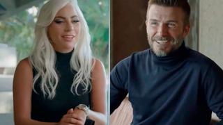 "¿Cómo te gustaría que te llamara?": David Beckham y Lady Gaga se lucen juntos por primera vez