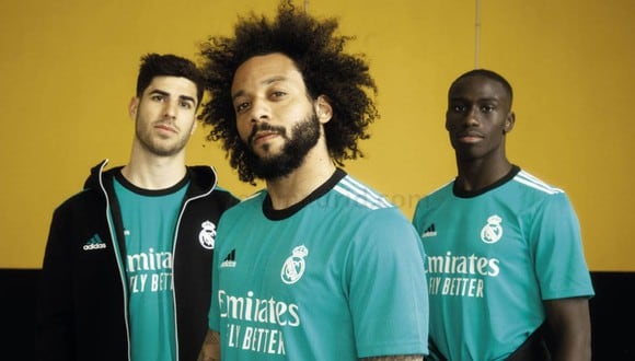 Real Madrid y Adidas presentaron este viernes la tercera equipación de la temporada 2021-22. (Foto: Realmadrid.com)