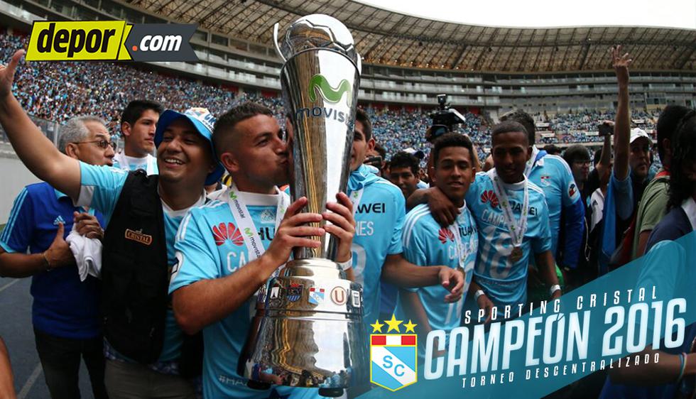 Sporting Cristal alzó su título número 18. (Fernando Sangama)