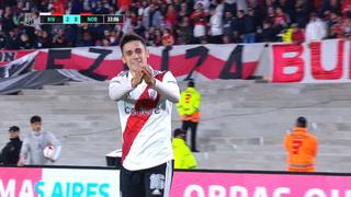 Empuje ‘millonario’: doblete de Pablo Solari para el 2-0 de River Plate vs. Newell’s [VIDEO]