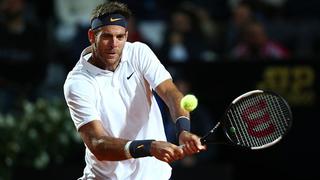 Cayó luchando: Del Potro perdió ante Novak Djokovic por los cuartos de final del Masters 1000 de Roma