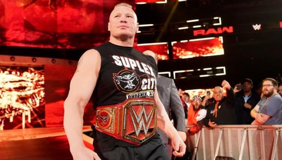Lesnar ha sido ocho veces campeón mundial en WWE. (Foto: WWE)