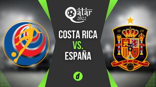 Costa Rica vs. España: fecha, horarios y canales del partido por Mundial de Qatar 2022