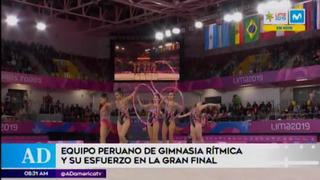 Equipo peruano de gimnasia rítmica agradece el apoyo de la hinchada en Lima 2019