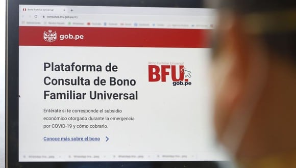 Segundo Bono Universal BFU de 760 soles: dónde cobrar y métodos de pago aquí. (Foto: Andina)