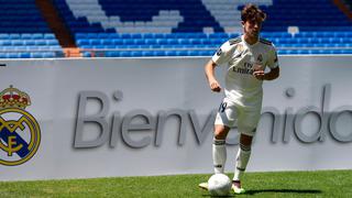 Nueva casa: Álvaro Odriozola fue presentado oficialmente como jugador del Real Madrid