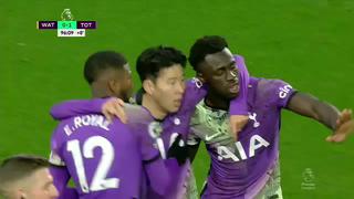 Llegó al rescate: Davinson Sánchez marcó el 1-0 del Tottenham vs. Watford [VIDEO]