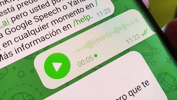 Así puedes ahorrar tiempo y transcribir tus mensajes de voz a texto en Telegram. (Foto: Depor)