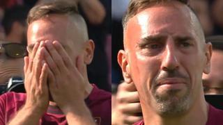 En su despedida: el llanto de Franck Ribery en última participación con Salernitana tras anunciar su retiro