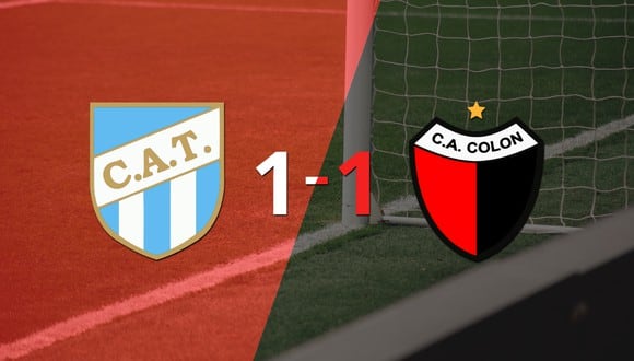 Atlético Tucumán y Colón se repartieron los puntos en un 1 a 1
