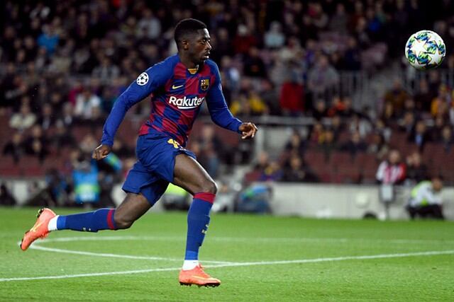 Dembélé hizo 48 tiros a puerta, lo que le costó a Barcelona 2.40 millones de euros por tiro. (Getty)