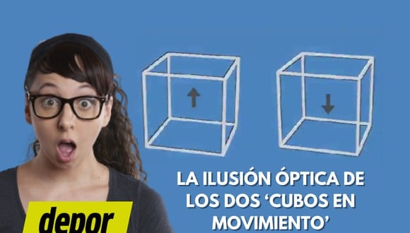 La ilusión óptica de los "dos cubos en movimiento" te hará cuestionar sobre si todo lo que ven tus ojos es real o no. | Crédito: Pixabay / Composición