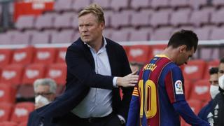 Koeman sigue sin creérselo: la emotiva despedida por la salida de Messi del Barcelona