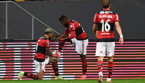 Flamengo superó a Olimpia por un marcador global de 9 a 2. (Foto: Agencias)