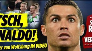 Cristiano Ronaldo es víctima de burlas por parte de la prensa alemana
