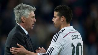 Zanjó la polémica: Ancelotti habló sobre la suplencia de James Rodríguez en Real Madrid