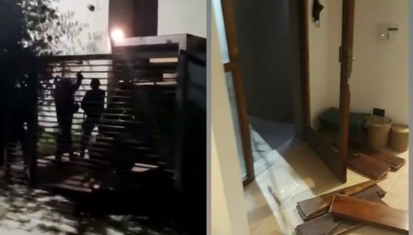Un video viral muestra los estragos que ocasionó un allanamiento policial equivocado a la casa de un funcionario público creyendo que era la guardia de unos delincuentes. | Crédito: Telenueve / YouTube