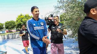 Depor estuvo presente en el entrenamiento de Zlatan Ibrahimovic [VIDEO]