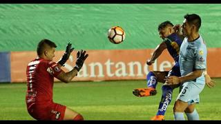 Golpe a golpe: Bolívar sacó un empate ante Delfín en Manta por la Copa Libertadores