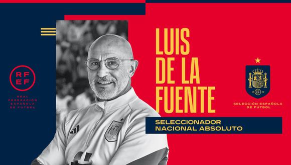 Lusi de la Fuente fue escogido como nuevo entrenador de España. (Foto: RFEF)