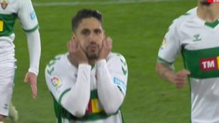 Celebración ‘a lo Ramos’: Fidel Chaves anota el 1-1 del Real Madrid vs Elche [VIDEO]