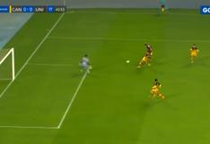 Otro palo más: Succar estrelló su remate en el poste y no pudo marcar el primer gol de Universitario [VIDEO]