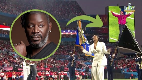 Un video viral muestra cómo un intérprete en lengua de señas se volvió un éxito en la antesala del Super Bowl 2021. | Crédito: NFL / YouTube / @diphopwawa / Twitter.