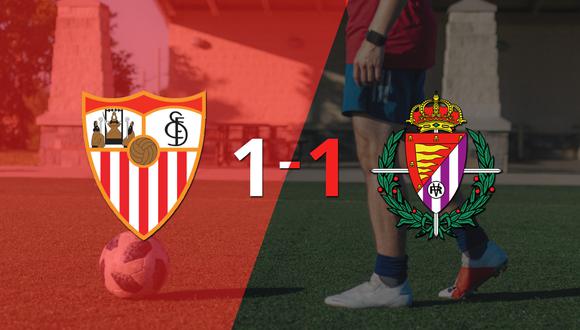 Sevilla y Valladolid se reparten los puntos y empatan 1-1
