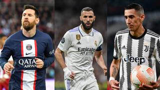 Con Messi, Benzema y Di María: 15 estrellas que terminan contrato a final de temporada
