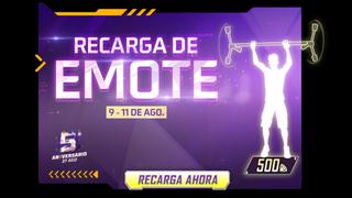 Free Fire está regalando emote exclusivo por seguir estos pasos