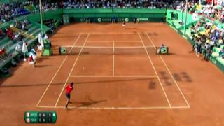 ¡Toque de calidad! El lujo de Varillas sobre el suizo Sandro Ehrat en el final del primer parcial por Copa Davis [VIDEO]