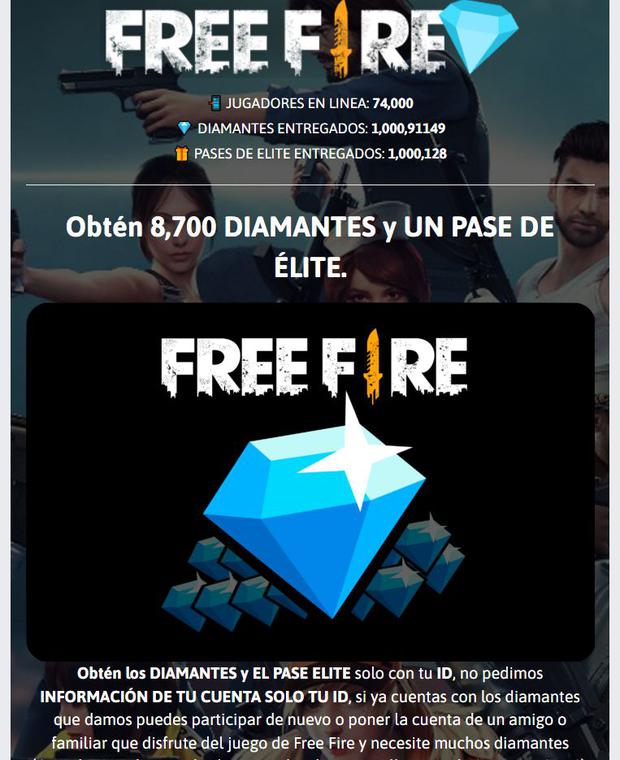 ¿Cómo conseguir diamantes gratis en Free Fire con tu ID