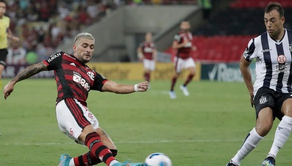 Flamengo venció 3-1 a Talleres en el duelo por Copa Libertadores. (Foto: EFE)