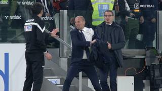 Repitieron el remate: la reacción de Allegri tras el penal de Çalhanoğlu en Juventus-Inter [VIDEO]