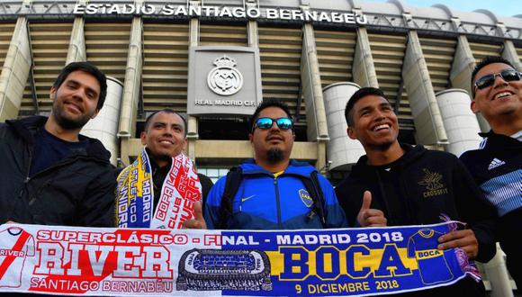 River Plate vs. Boca Juniors: Así debe ser. La rivalidad solo es en la cancha. (AFP)