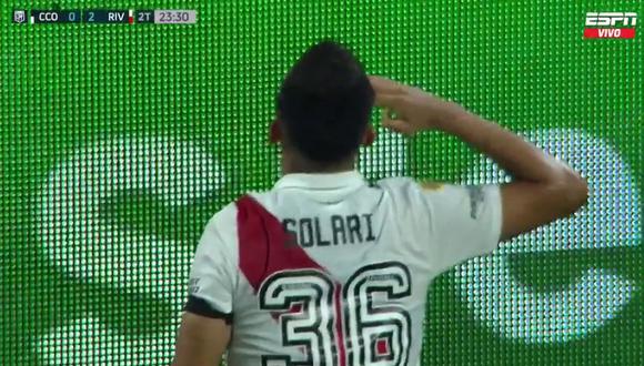 ¡Aumenta la ventaja! Pablo Solari anotó el 2-0 en River vs. Central Córdoba por Liga Profesional