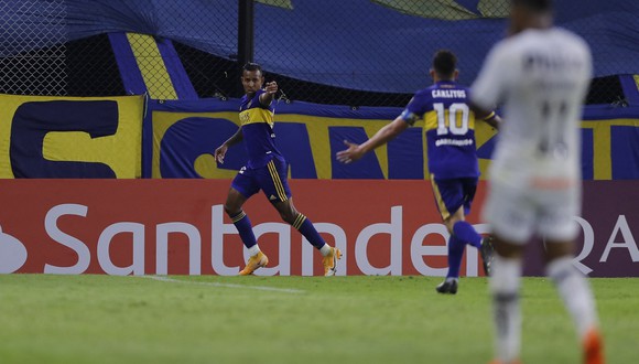Sebastián Villa selló el triunfo de Boca Juniors. (Foto: Conmebol)